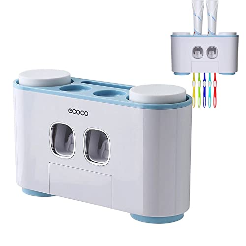 Soporte para Cepillo De Dientes, Dispensador De Pasta De Dientes, Soporte De Pared para Cepillo De Dientes, Automático Dispensador De Pasta De Dientes, Apto para Niños Y Adultos Cover