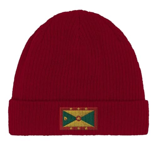Bonnet en coton drapeau de la Grenade bonnet d'hiver souple et respirant