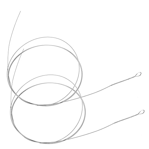 GOOHOCHY Dulcimer Instrument Strings Set 2pcs Steel Strings Replacements for Dulcimer Accessories