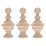 Installation facile : les embouts en bois brut sont conçus pour être installés sur un mât de drapeau, un poteau d'escalier ou un chapeau de poteau de clôture Transformez votre espace en quelques minutes !