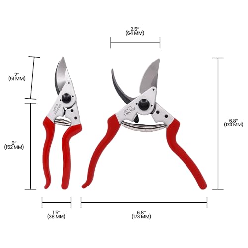 Tijeras de podar Zenport QZ409-10PK, paquete x10, rojo miniatura 7