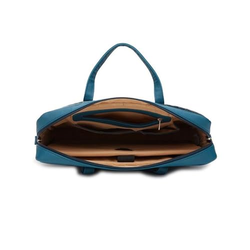 Image of Caprese TRESNA Embroidery Laptop Tote Green Handbag