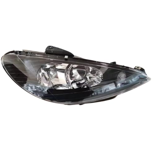Phare Avant Voiture 206 T11 Lentille Noire Blanche Optique Éclairage 2006-2013