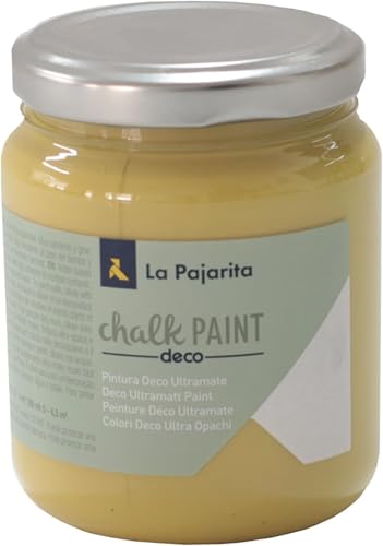 La Pajarita, pittura a gesso per mobili, in barattolo da 175 ml [etichetta in lingua italiana non garantita], Giallo, CP-32