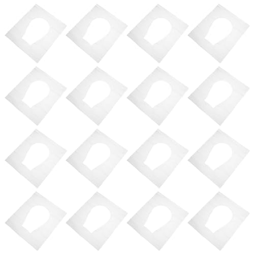 BIUDECO Funda para Inodoro Desechable Portátil 100 Unidades Almohadilla Higiénica para Asiento de Hotel Uso Adulto y Adecuado para Viajes y Baños Públicos