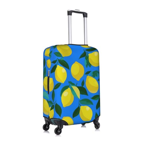 Bright Lemon Pattern Luggage Cover Washable Suitcase Cover Anti-Scratch Luggage Protector Covers Elastic Suitcase Identify XL fits 29-32 Inch Luggage3