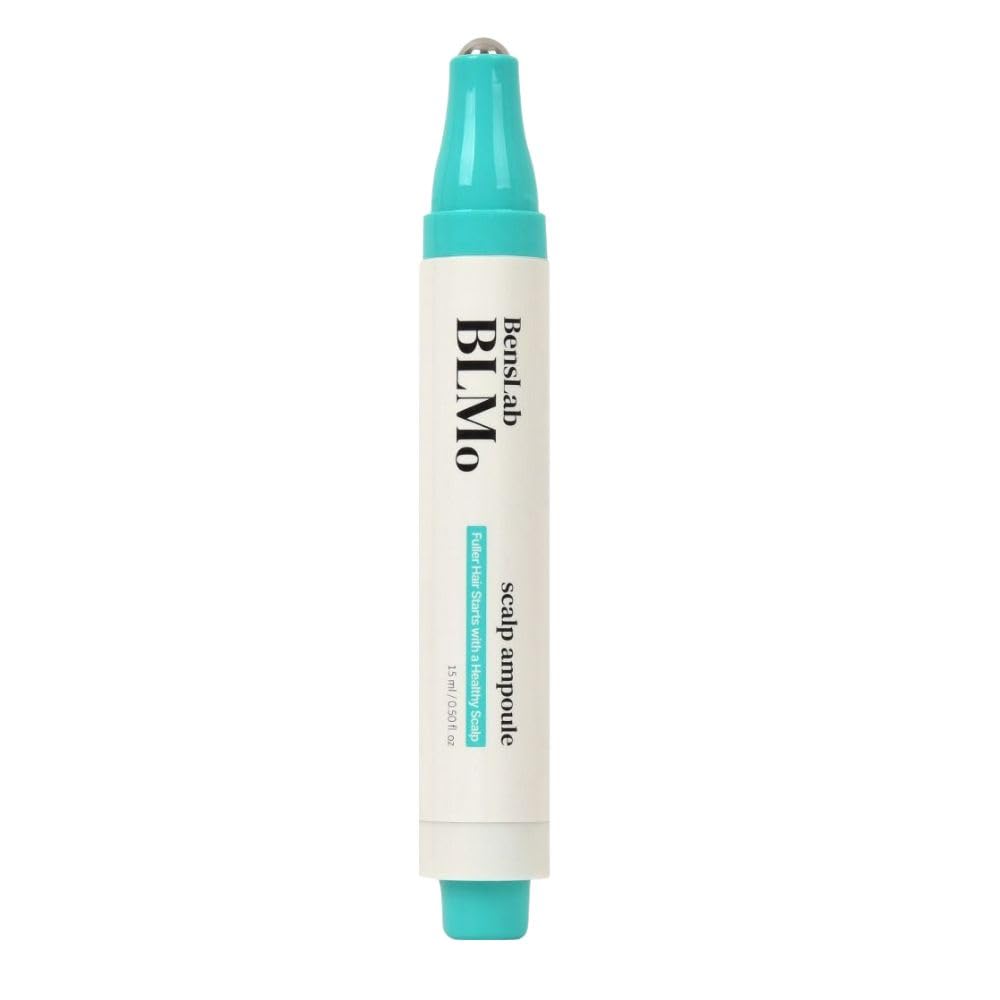 Hair Growth Serum Roll On with PDRN | For Hair Loss & Thinning | Clinically Proven | Supports DHT Balance & Scalp Health | Korean Hair Care | Low Irritation | Drug-Free | 0.50 fl.oz.