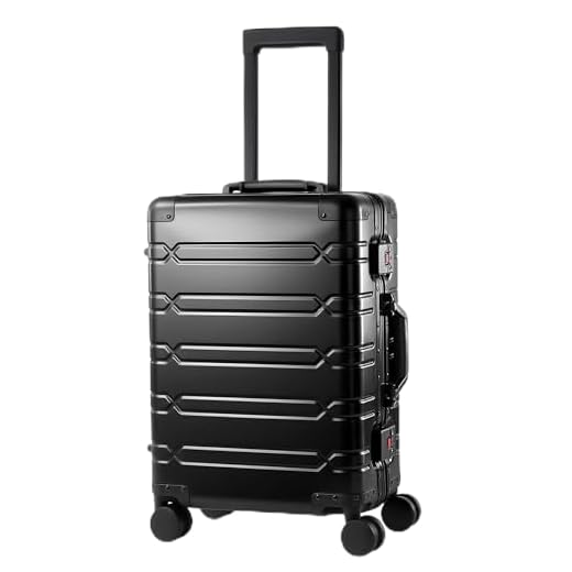 How many linear inches check luggage VentureVault Aluminum Carry-On Luggage