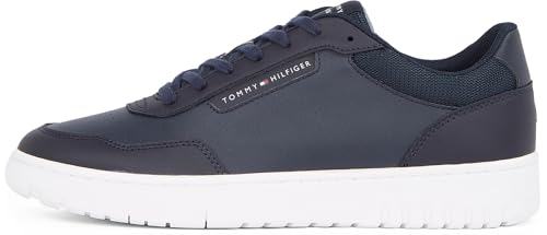 Tommy Hilfiger Herren Court Sneaker Basket Core Elegant, Blau (Desert Sky), 40