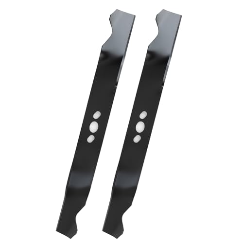 Bularie 2105300125A Lawn Mower Blade with Oval Center Holes Compatible with 20 Oregon Daye/Hyper Tough Lawn Mower Deck Fit for MNA152505 MNA152701 MNA152516 Replaces 101000001 (2 Pack)