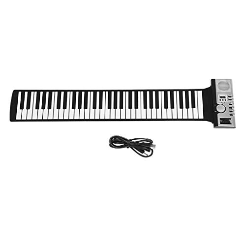 HMTOHL 61 Touches Main Roll Up Piano Portable Pliant Orgue Électronique Clavier Instruments Silicone Clavier Souple - Les Beatles, Paul McCartney, John Lennon, RIngo Starr, George Harrison HMTOHL 61 Touches Main Roll Up Piano Portable Pliant Orgue Électronique Clavier Instruments Silicone Clavier Souple – Image 8