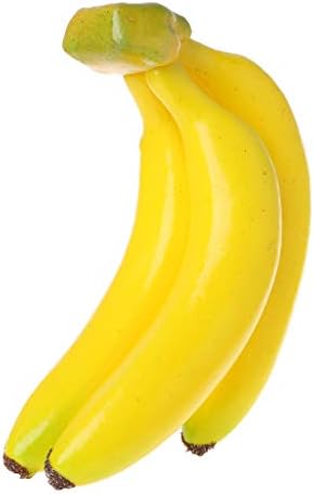 zgs78hh Realistic Lifelike, Artificial Banana Bunch Fruit,Fake Display, Prop Decorative Food Home Party Decor