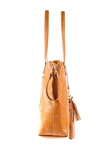 Bella Tunno Boss Bag Tote, Cognac