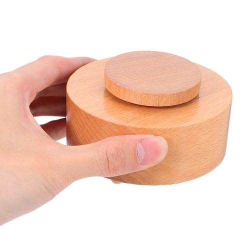 Kit base para caja de música DIY Gadpiparty de madera con pieza de repuesto giratoria 5