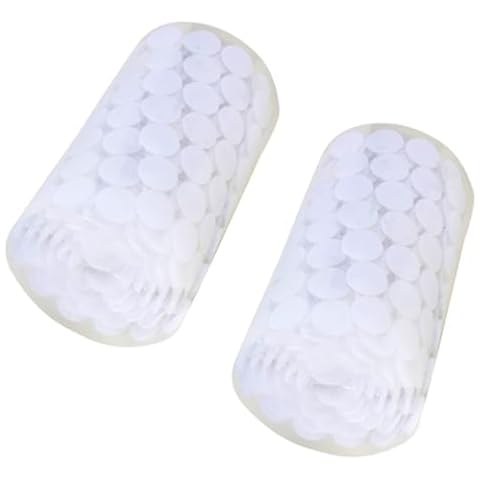 Self Adhesive Dots 1000pcs(500 Pairs) Round Adhesive Strips, Small Circle Dots, Sticky Back Tapes for Home Classroom Office Festival Decoration, Hook and Loop, 3/4" Diameter Cover