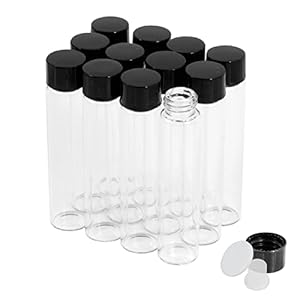 Cadbibe 7ml Glasfläschchen mit Schraubverschluss 12 Stück