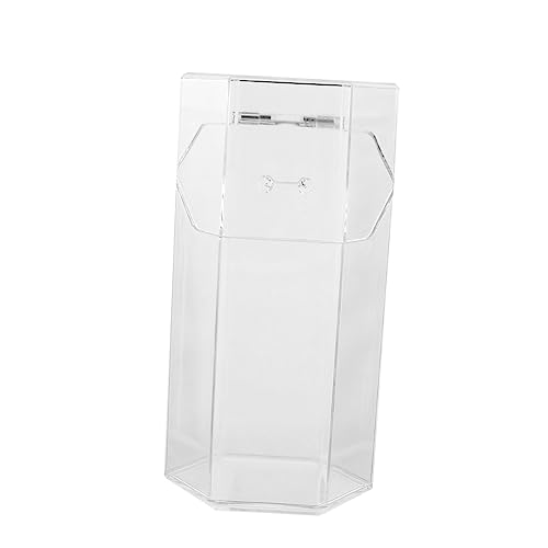 NIYANGLE Boîte de Rangement pour Pinceaux Maquillage Pot de Rangement Pratique avec Couvercle Transparente pour Cosmétiques