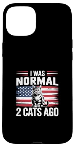 I Was Normal 2 Cats Ago �X�}�z�P�[�X iPhone 15 Plus �p