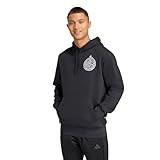 adidas Men's Holiday Metallic Graphic Hoodie, Black, Medium