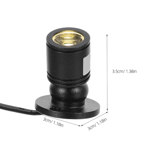 Foco LED regulable USB con doble cabeza ajustable de aluminio para destacar joyería 3
