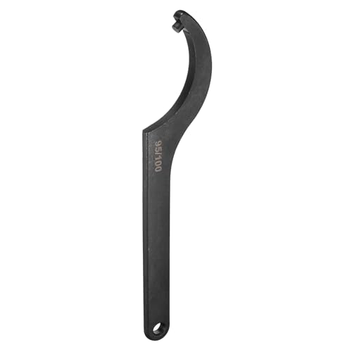Image of sourcing map C Hook Spanner Wrench, 95-100mm C Pin Motorcycle Shock Nut Chrome Vanadium Spanner Wrench Tool with 6mm Round Head for Machine, Vehicles, Mechanical