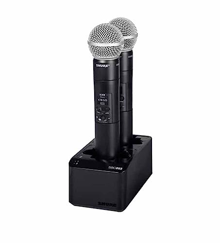Image of Shure SBC203-US Dual Docking Station for SLXD Transmitters and SB903 Battery
