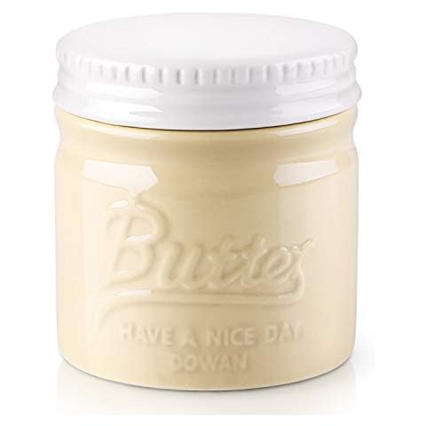 DOWAN Ceramic Butter Dish with Lid Cover