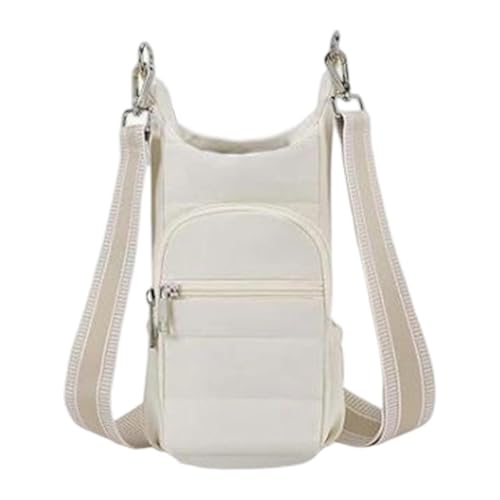 ウォーターボトルホルダー 【新デザイン】超軽量・耐久性・易清洗 水筒カバー ストラップ付きドリンク カップホルダー ショルダーストラップ付き カバー 収納ポケット付き 肩掛け調節可能 カップホルダー ポータブル 登山 アウトドア スポーツ 旅行用 花火大会