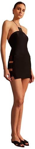Solid Inamorata Cut-Out Mini Skirt