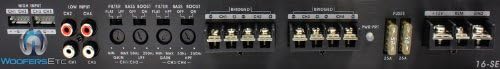 Memphis Street Edge 16-SE4.50 Amplifier Power and Speaker Terminals