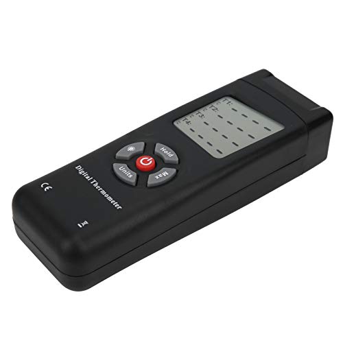Thermomètre à thermocouple numérique Walfront de haute précision avec écran LCD rétroéclairé