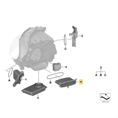 Module de commande adaptatif des phares 63117381018 pour sécuriser vos trajets nocturnes en BMW