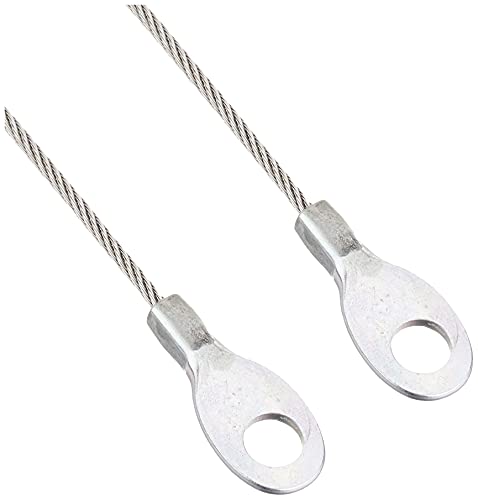 ニッサチェイン ビス止め端子付き ステンレスカットワイヤー 1.5Φ×300mm Y-158