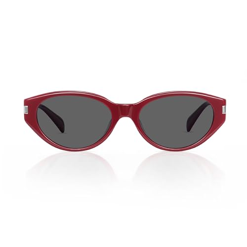 Image of Retro Polarized Cat-Eye Sunglasses for Women Men UV400 Protection