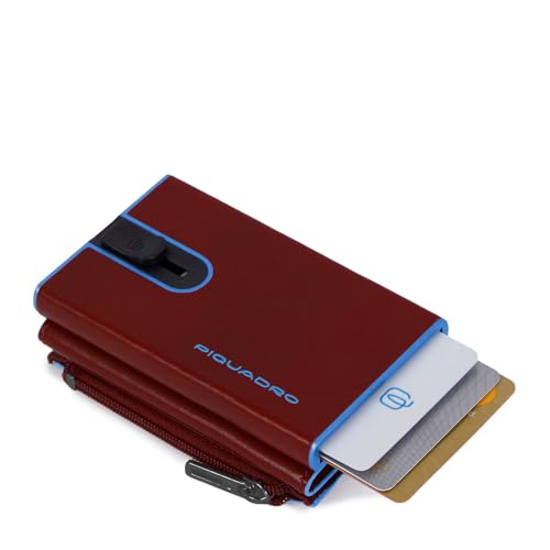 Image of Piquadro Compact wallet with pop-up card holder, zipped money pocket and RFID protection