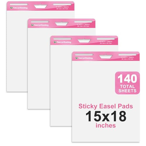 Papier de chevalet autocollant de haute densité résistant aux marqueurs pour présentations