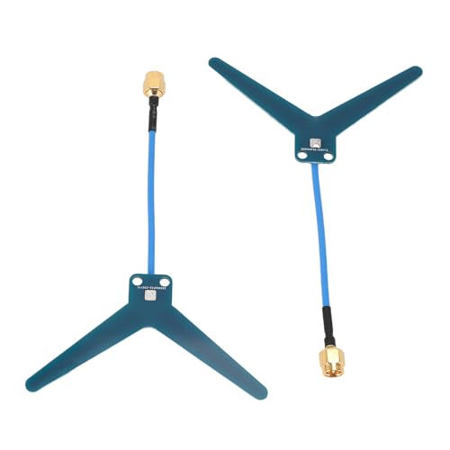 BTSEURY 2pcs Y1240 FPV Antennae, 1.2GHz 1.3GHz 3dBi Dipole FPV Antennae for RC Drone Goggles Display Transmitter VTX Receiver, 3dBi Dipole Antennae