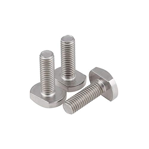 Image of T-Slot Bolts Stainless Steel Hammer Head Bolt T Bolts for Woodworking, M8x30mm,3 pcs
