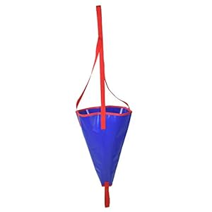 Sea Brake System Drijvende bal Sea Brake, Trekkabel Boei Stevige Duurzame Sok Sea Brake, 3 kleuren voor kano Outdoor gebruik Boot Kajak(blue)