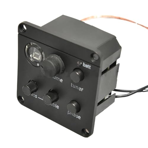 サウンドホールピックアップ 301 4バンド アコースティック ギター ピックアップ チューナー マイク ブレンド プリアンプ EQ チューナー ビート ボード付き(Isys)