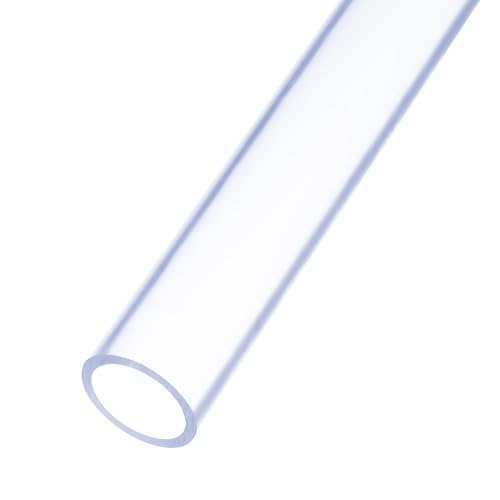 Tubo de PVC transparente y rígido de 1x1-1/4 pulgadas para recogida de polvo 2