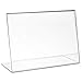 Produktbild HMF 46933 Acryl Tischaufsteller schräg | DIN A5 Querformat | Glasklar