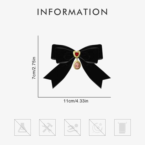 Broche à la mode en velours faite main accessoire veste femme