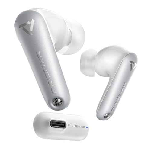 PRISMXR Auriculares inalámbricos para Juegos compatibles con PS5/4, Meta Quest3/3S (Llave USB-C incluida) Baja latencia de 25ms, Bluetooth de 2,4 GHz para Steam Deck, Switch, PC - Vega T1, Blanco