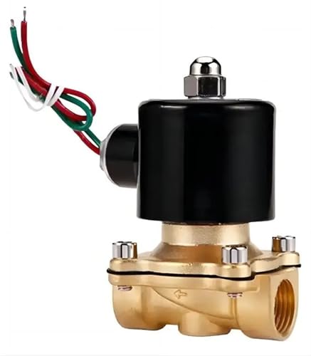 Électrovanne en laiton 3/8 12V NF pour contrôle fluide - 2