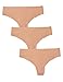 Produktbild Amazon-Marke: Iris & Lilly Damen Tanga nahtlos, 3er Pack, Braun (Brownie), L, Label: L