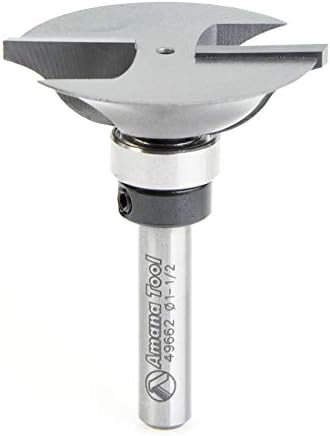 Amana Tool - 49662 Carbide Tipped Ogee Rail 1-1/2 Dia x 3/8 x 11/32 Radius x 1/4" Shan