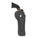 1791 GUNLEATHER Single Six Holster - Ambidextrous Leather 22 Revolver Holster, Fits Heritage Rough Rider, Ruger Wrangler, Colt New Frontier and Similar Six Gun Pistols (6.5)