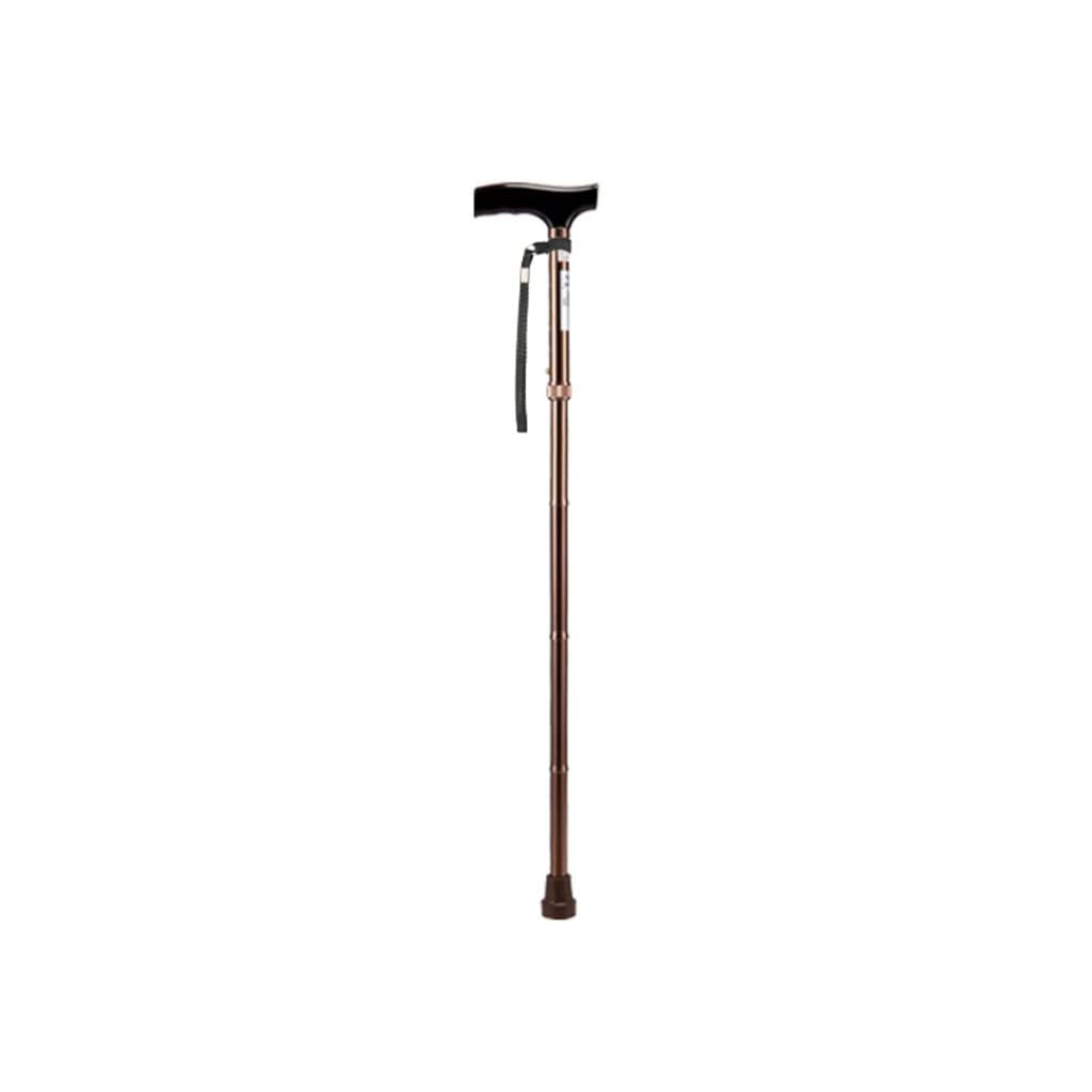 Ausilio for la deambulazione singolo in lega di alluminio con canna da passeggio con bastone da passeggio leggero antiscivolo for i giovani
