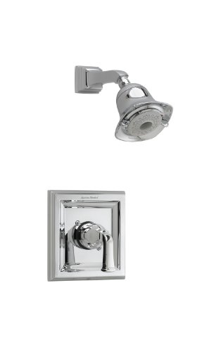 American Standard T555.527.002 Town Square Shower Only Trim Kit with 3-Function Flowise Showerhead, Polished Chrome